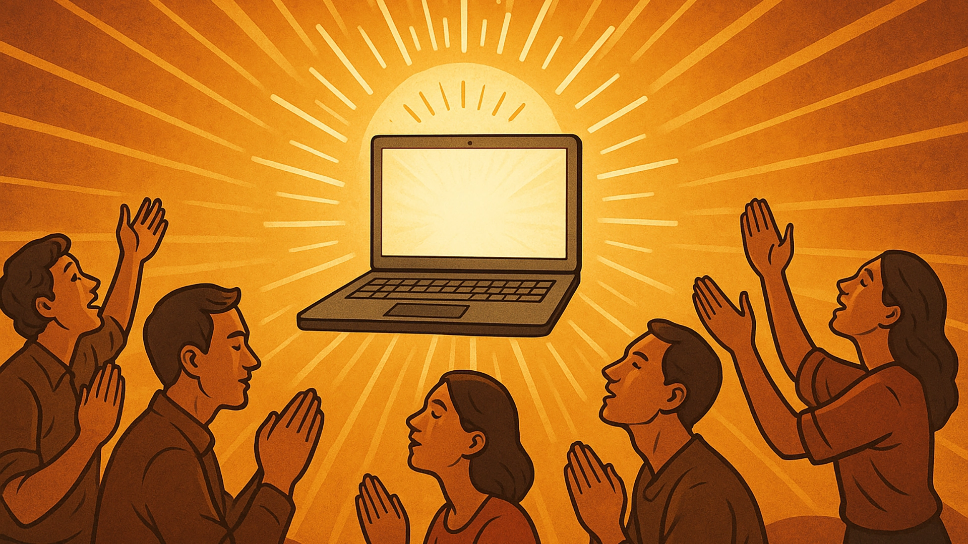 O Boom da Fé Tecnológica—Quando Chatbots Brincam de Deus